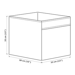 Ilustración de medidas - DRÖNA caja