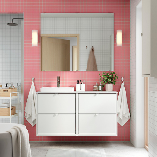 HAVBÄCK / ORRSJÖN, Mueble lavamanos con gavetas y llave DALSKÄR,. 2 de 8 abrir diálogo