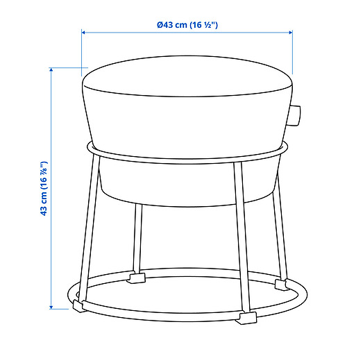 EMMISLÖV, pouffe. 9 of 9 open dialog