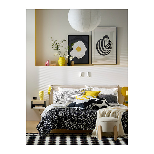 BJÖRKGRÅMAL, duvet cover and pillowcase(s). 6 of 6 open dialog