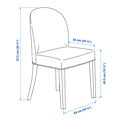 ROSENTORP, extendable dining table and 4 chairs. 12 of 12 open dialog