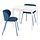 Select colour variation: off-white/Tonerud blue
