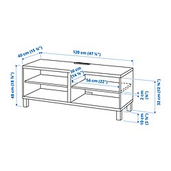 Measurement Illustration - BESTÅ TV unit