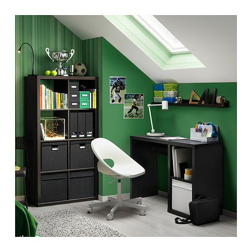 KALLAX / LOBERGET, escritorio+silla. 4 de 8 abrir diálogo