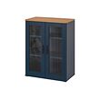 SKRUVBY cabinet with glass doors 
