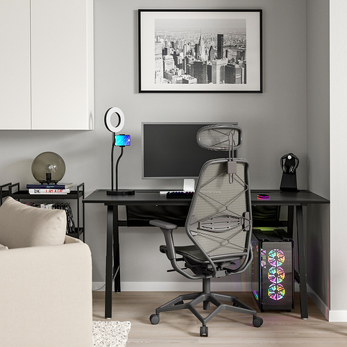 UTESPELARE / STYRSPEL, gaming desk and chair. 2 of 2 open dialog