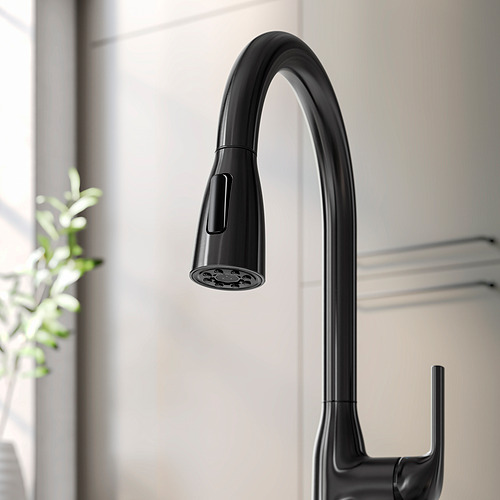 MACKSJÖN, pull down kitchen faucet with spray. 3 of 7 open dialog