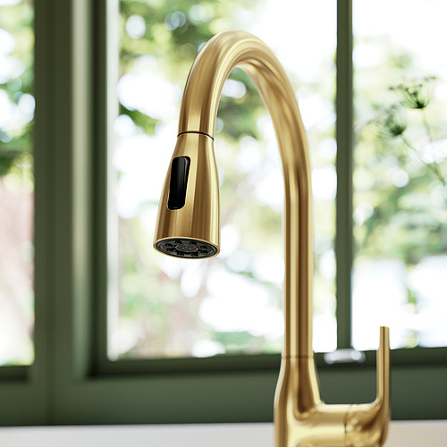 MACKSJÖN, pull down kitchen faucet with spray. 3 of 7 open dialog