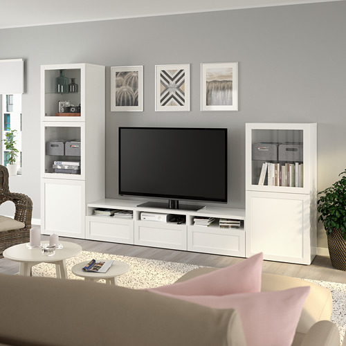 BESTÅ, TV storage combinationwith drawer runner, soft-open. 7 of 10 open dialog