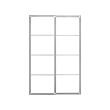 PAX pair of sliding door frames & rail 