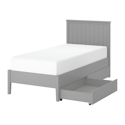 GULLABERG, bed frame with 2 storage boxes. 1 of 6 open dialog