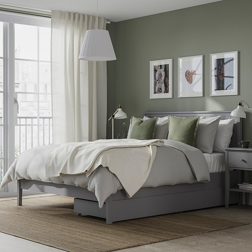GULLABERG, base de cama+2 cajas almacenamiento. 2 de 7 abrir diálogo