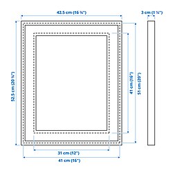 Measurement Illustration - RÖDALM frame