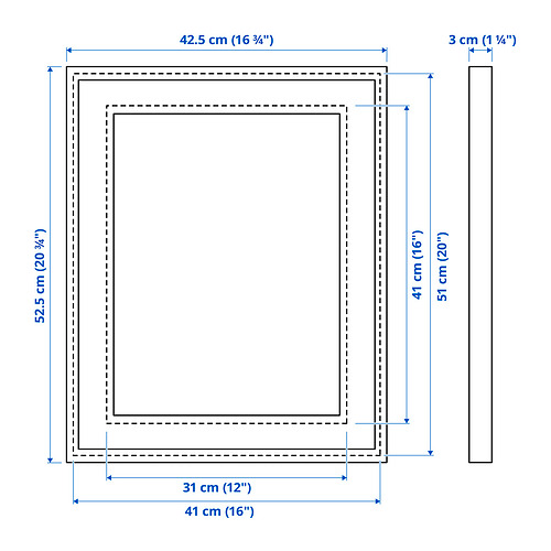 Measurement Illustration - RÖDALM frame