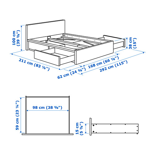 MALM, Queen Bed. 11 of 11 open dialog