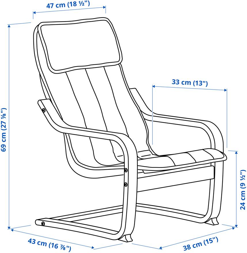POÄNG, kid's armchair. 4 of 4 open dialog