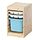 Select colour variation: light white stained pine white/light blue