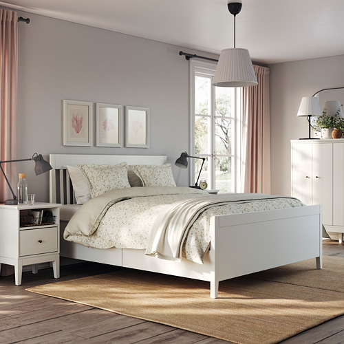 IDANÄS, bed Queen with storage. 2 of 10 open dialog