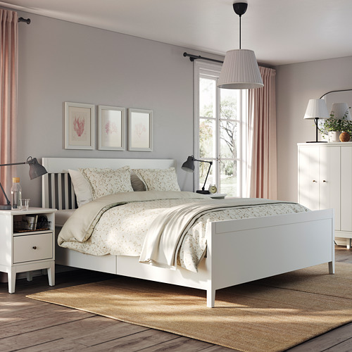 IDANÄS, cama King con almacenaje. 2 de 10 abrir diálogo