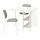 Selecciona una variación de color: mesa plegable blanco/blanco Tibbleby beige/gris