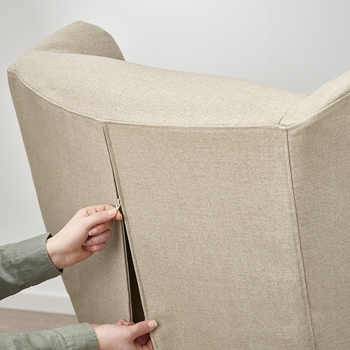 STRANDMON, funda para sillón de orejas. 4 de 5 abrir diálogo