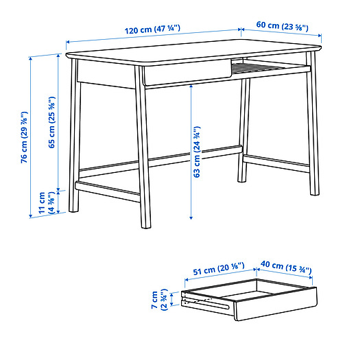 BETESHÄST / STIGBYGEL, desk and chair. 9 of 9 open dialog