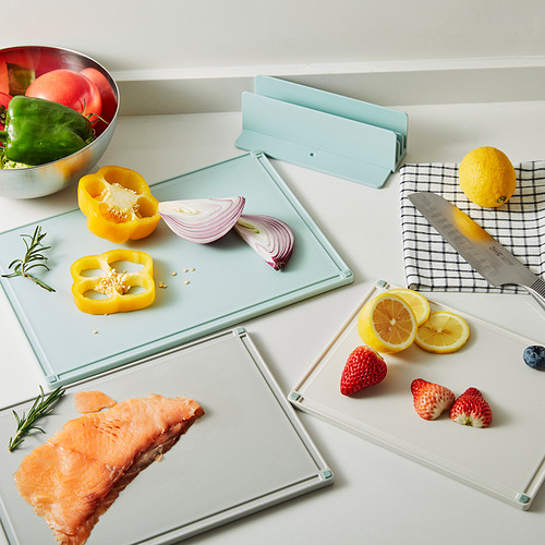 GUMMIHAJ, holder with 3 chopping boards. 3 of 6 open dialog