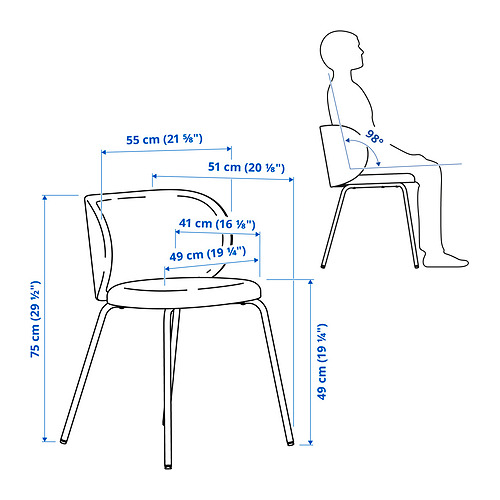 LISABO / KRYLBO, table and 2 chairs. 6 of 6 open dialog