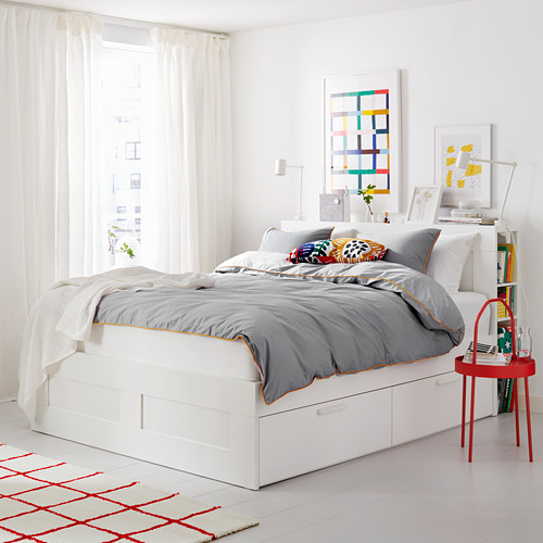 BRIMNES, bed Queen with headboard. 4 of 9 open dialog