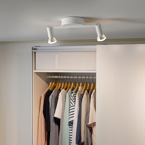 KRUSNATE, ceiling spotlight with 2 lights. 4 of 7 open dialog