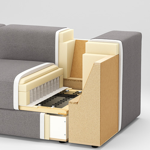 JÄTTEBO, 1.5-seat module with storage. 8 of 9 open dialog