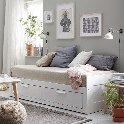 BRIMNES, daybed frame Twin with 2 drawers, without mattress. 5 of 8 open dialog