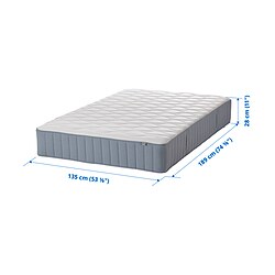 Ilustración de medidas - VÅGSTRANDA mattress híbrido