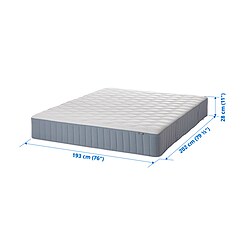Measurement Illustration - VÅGSTRANDA Hybrid mattress