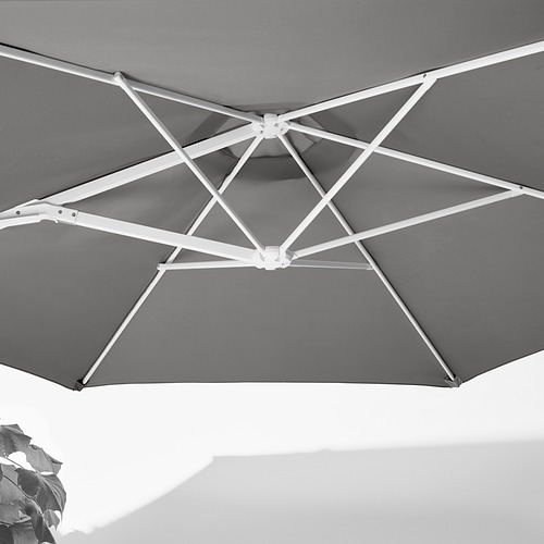 Measurement Illustration - HÖGÖN umbrella, hanging