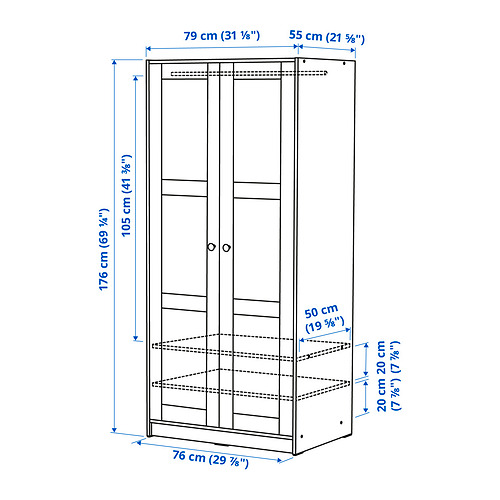 KLEPPSTAD, closet. 6 de 6 abrir diálogo