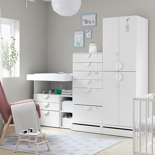 SMÅSTAD / UPPFÖRA, combinación de almacenaje. 2 de 5 abrir diálogo