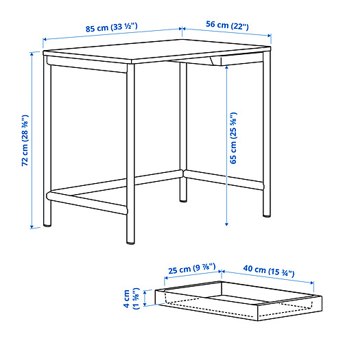 ENKROKEN / LOBERGET, escritorio+silla. 3 de 5 abrir diálogo
