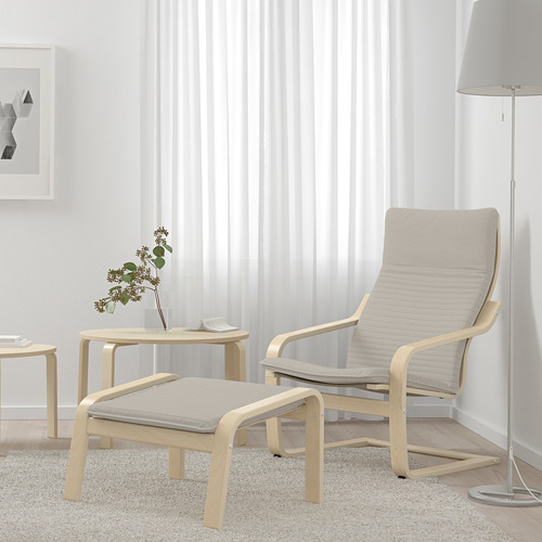 POÄNG, sillón y reposapiés. 2 de 8 abrir diálogo