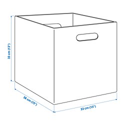 Measurement Illustration - BLÄDDRA box