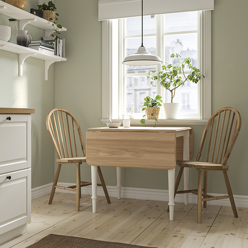 DANDERYD / SKOGSTA, drop-leaf dining table and 2 chairs. 2 of 8 open dialog
