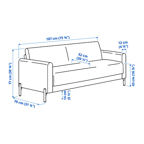 SALTMYRAN, sofa. 5 of 5 open dialog