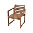 NÄMMARÖ silla con reposabrazos de exterior 