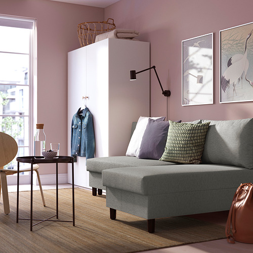 ÄLVDALEN, 3-seat sleeper sofa with chaiselongue. 5 of 8 open dialog
