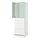 Select colour variation: white light green/with 4 drawers, 23 5/8x25 5/8x77 1/8 "