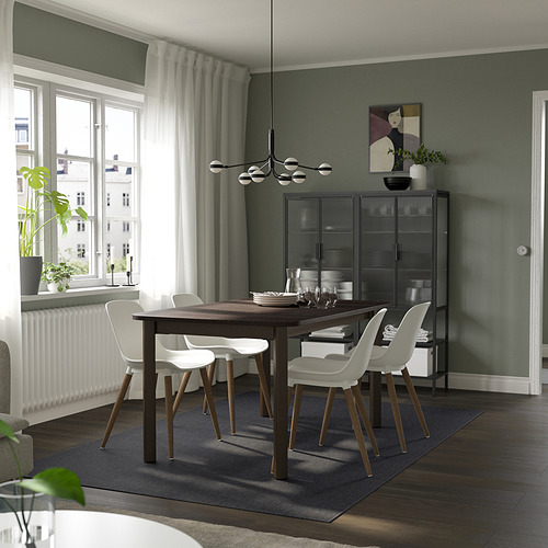STRANDTORP / GRÖNSTA, Extendable table and 4 chairs. 2 of 9 open dialog