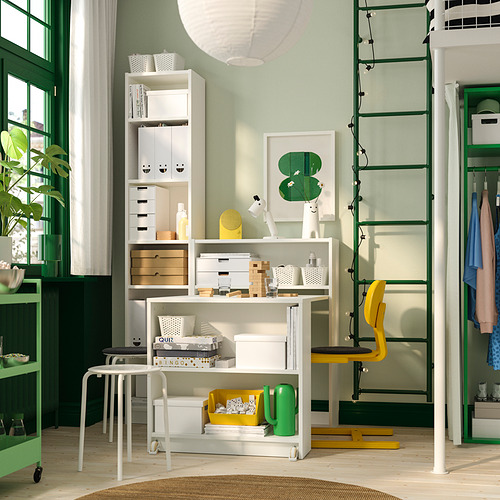 BILLY, combinación librero+mesa plegable. 4 de 7 abrir diálogo
