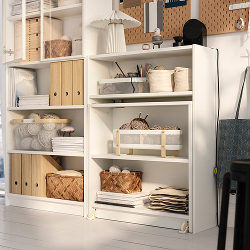 BILLY / HÖGBO, combinación librero+mesa plegable. 3 de 6 abrir diálogo