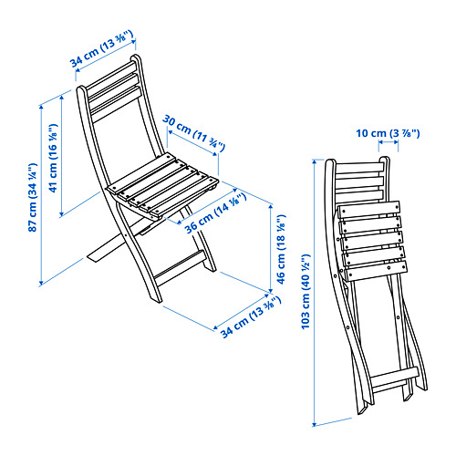 ASKHOLMEN, silla, exterior. 3 de 3 abrir diálogo