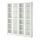 Selecciona una variación de color: blanco/vidrio, 63 "x11 3/4 "x79 1/2 "